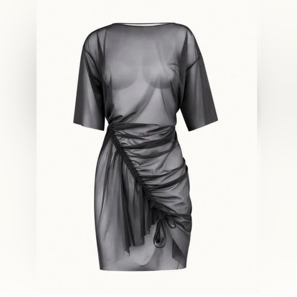 Wolford NWT Yoon Tulle Dress / Cover Up - Black size Small - Picture 6 of 9